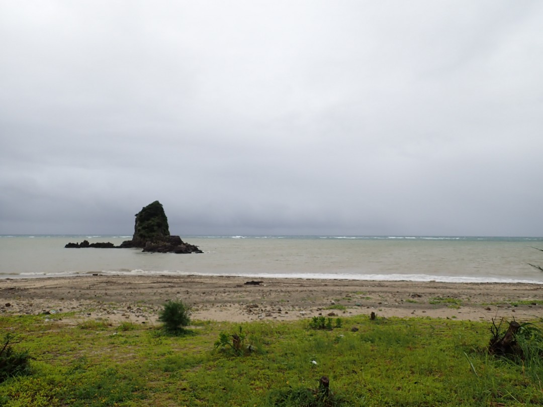 今日の嘉陽海岸