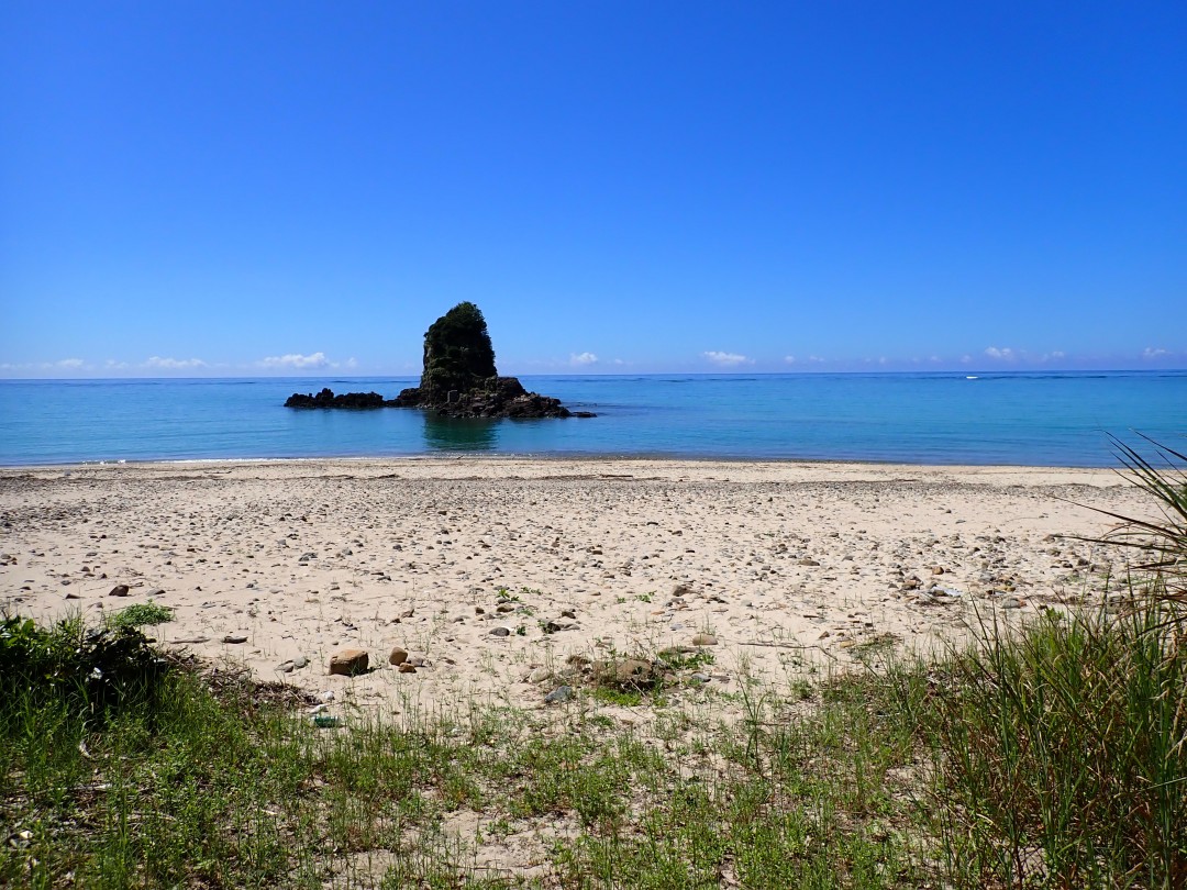 今日の嘉陽海岸