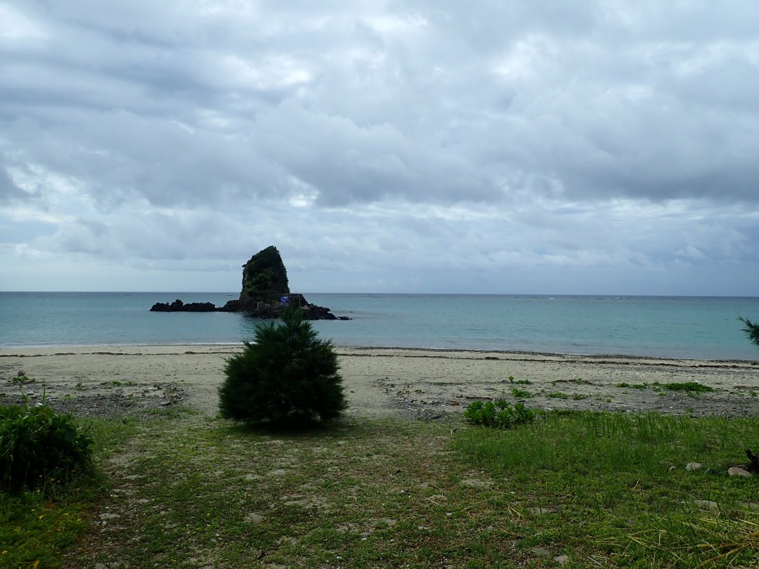 今日の嘉陽海岸