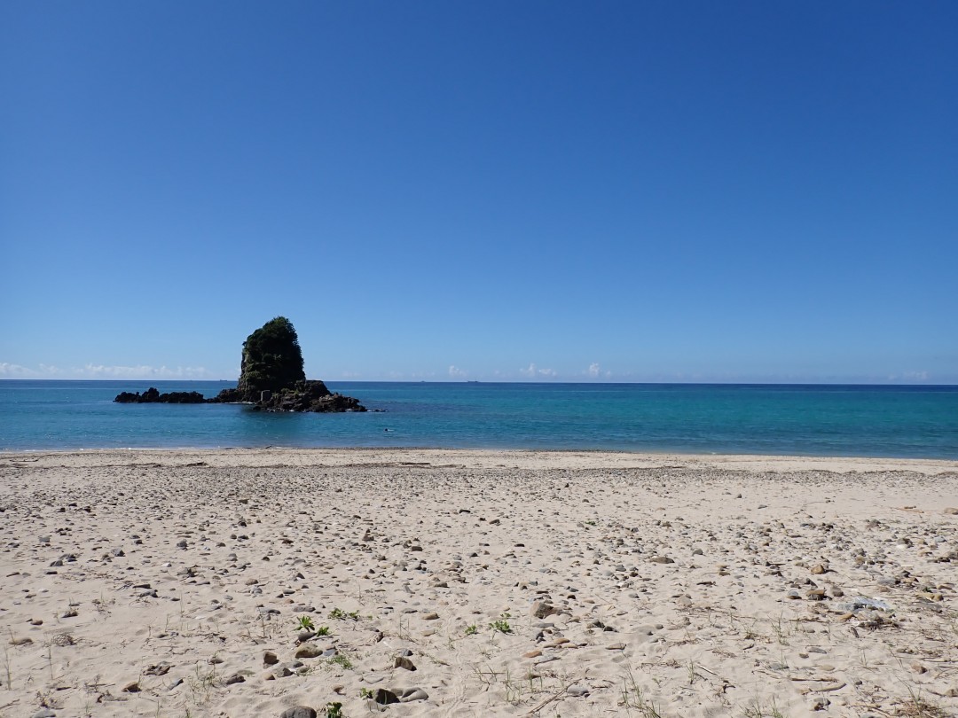 今日の嘉陽海岸