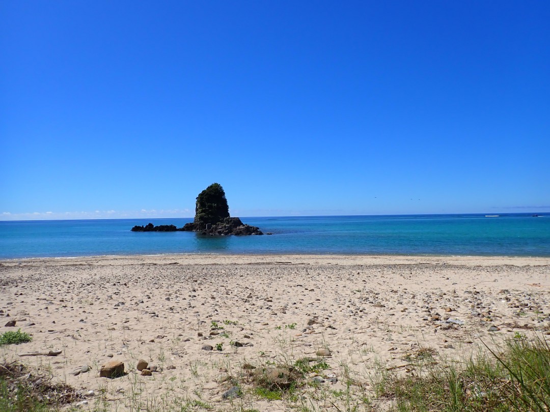 今日の嘉陽海岸