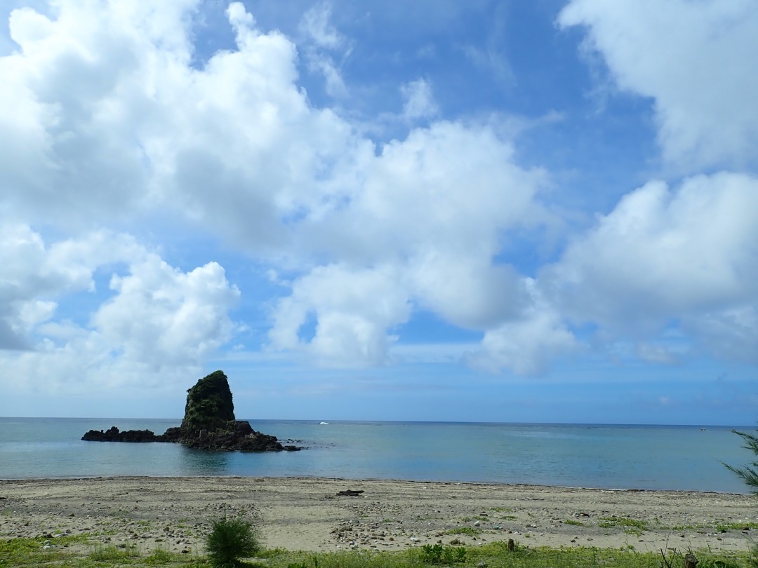 今日の嘉陽海岸