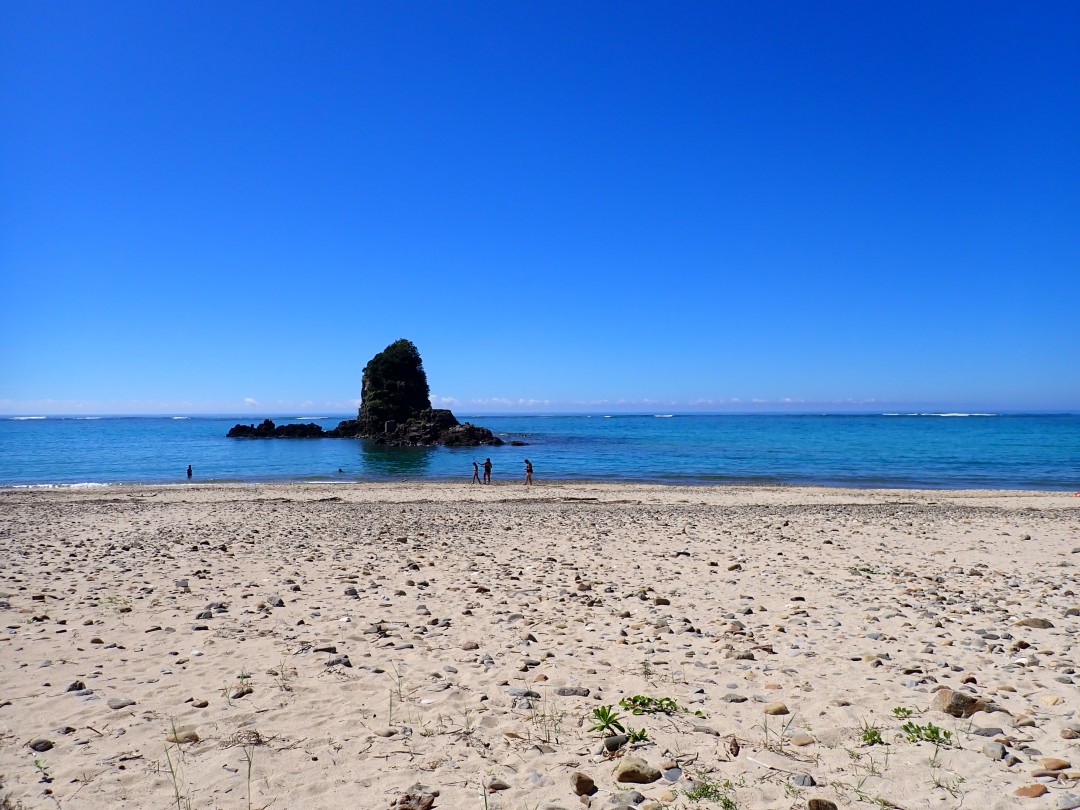 今日の嘉陽海岸