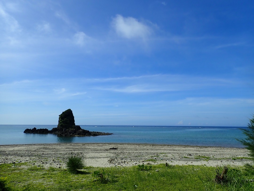 今日の嘉陽海岸