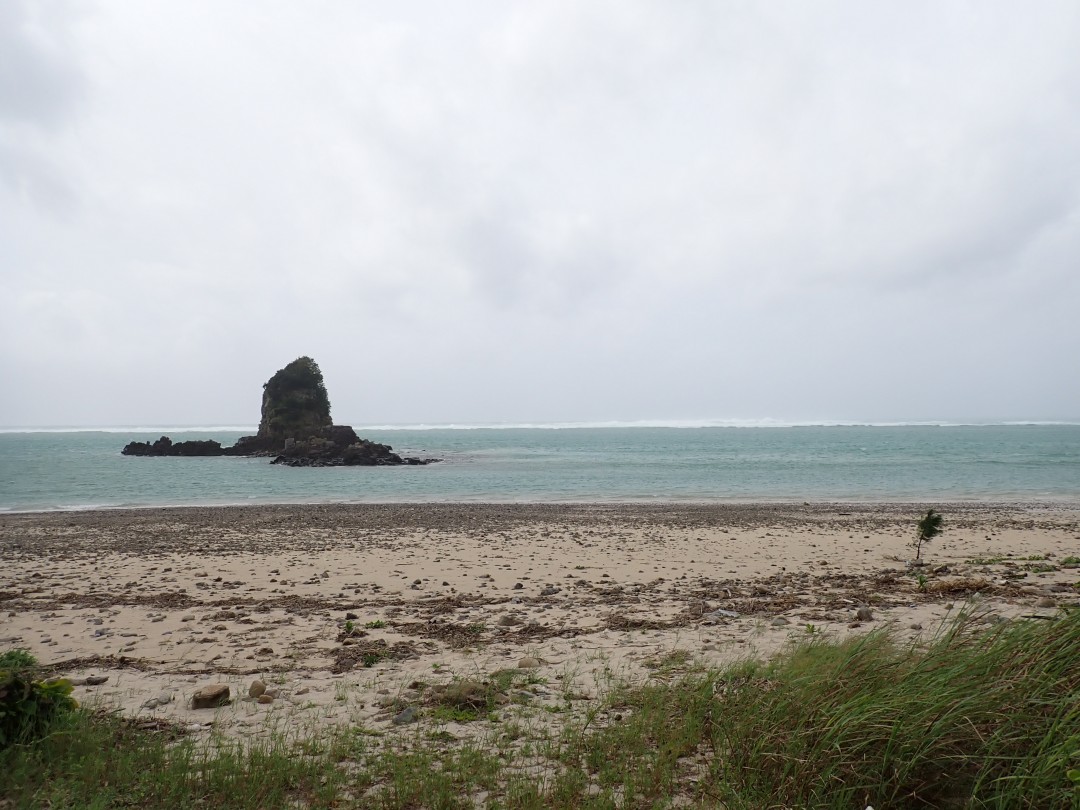今日の嘉陽海岸