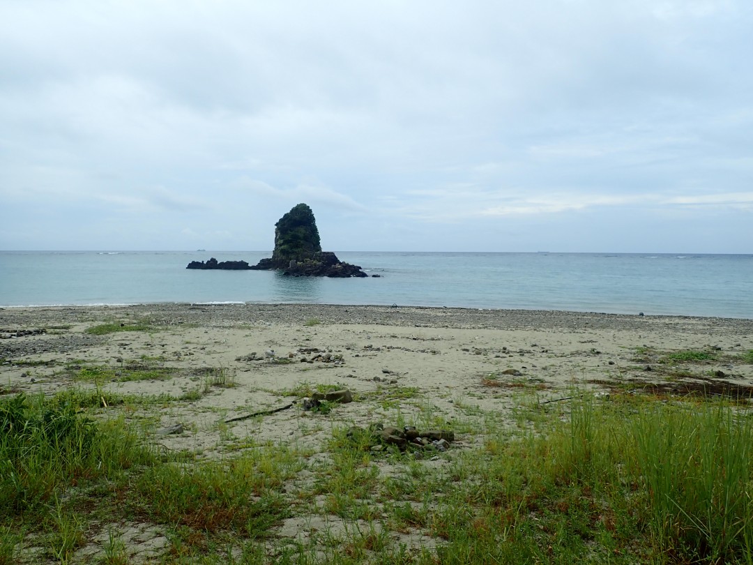 今日の嘉陽海岸