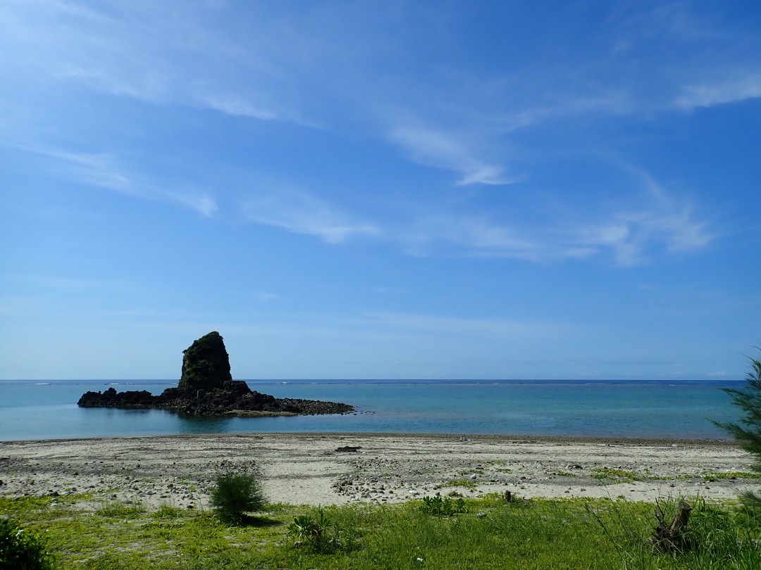 今日の嘉陽海岸