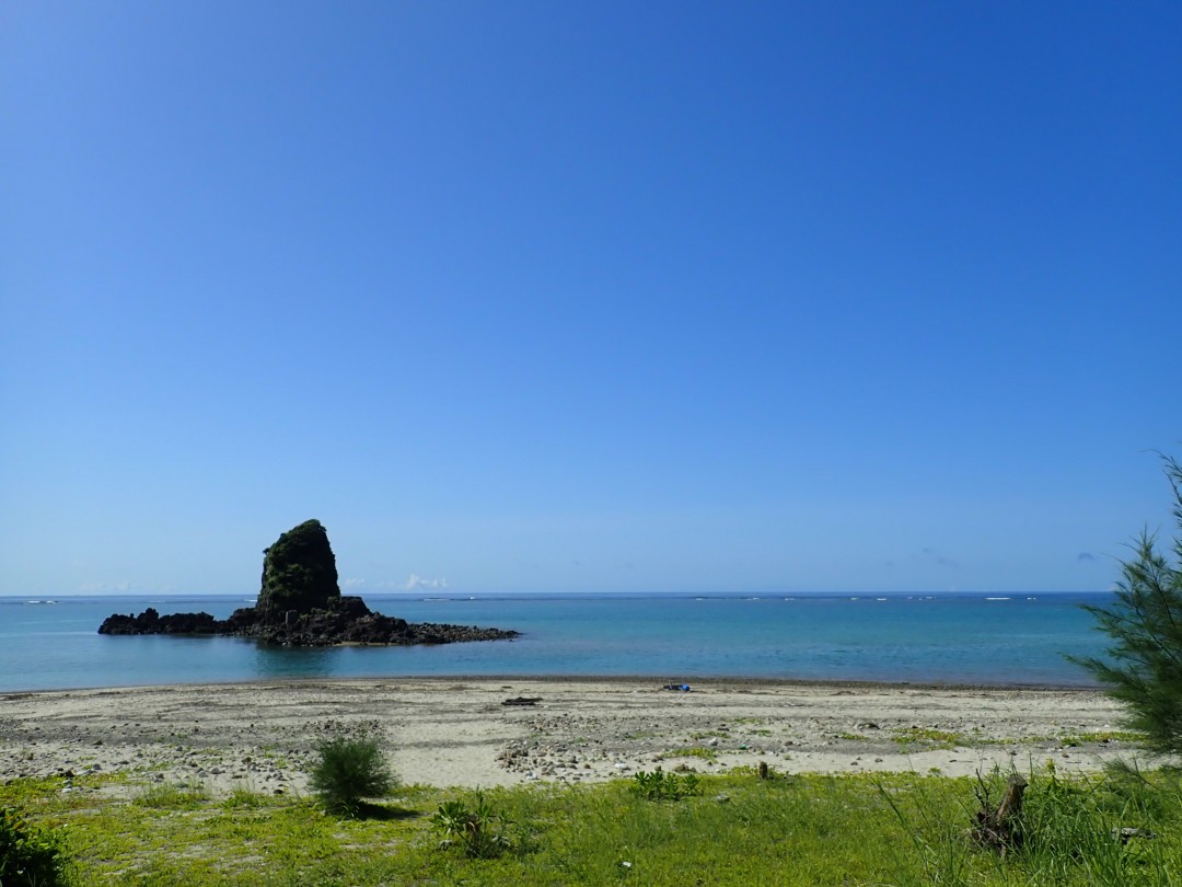 今日の嘉陽海岸