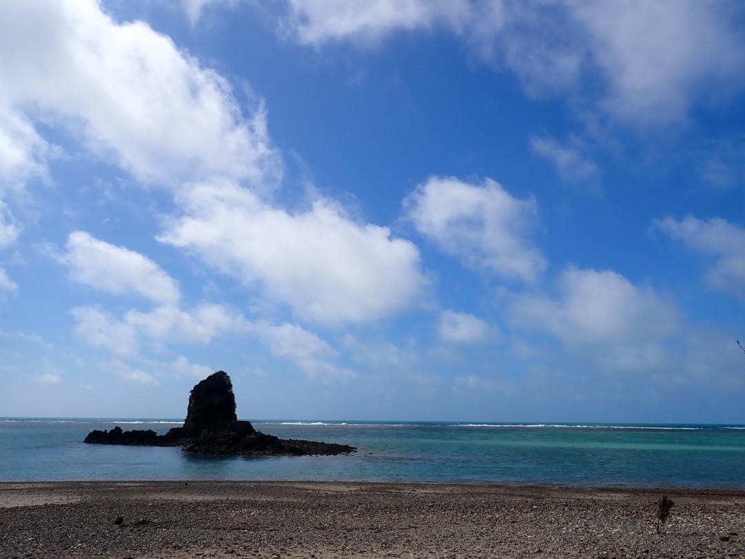 今日の嘉陽海岸