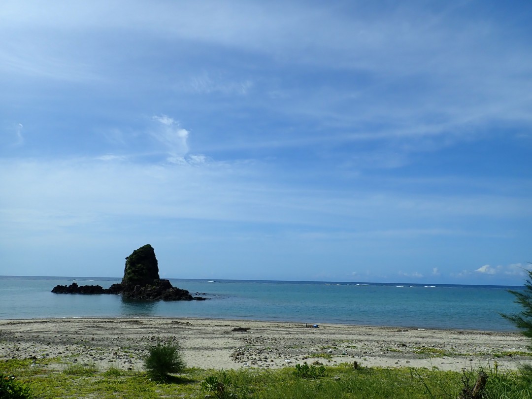 今日の嘉陽海岸