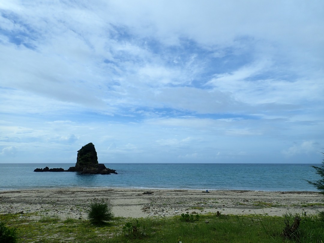 今日の嘉陽海岸