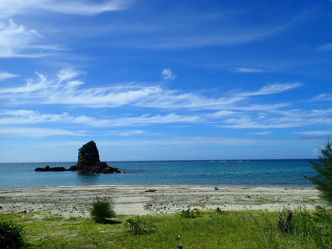 今日の嘉陽海岸