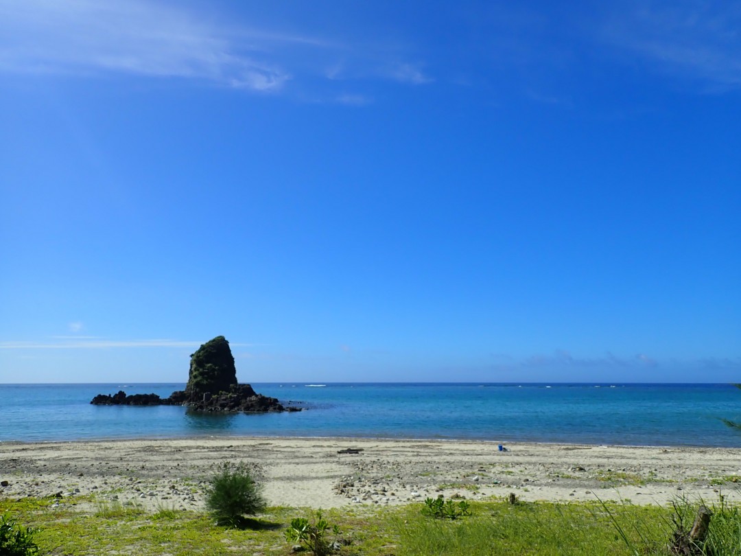 今日の嘉陽海岸