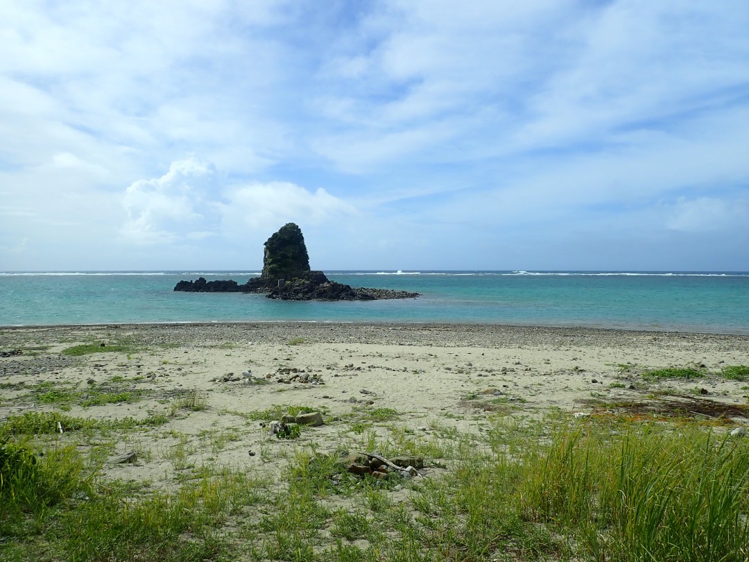 今日の嘉陽海岸