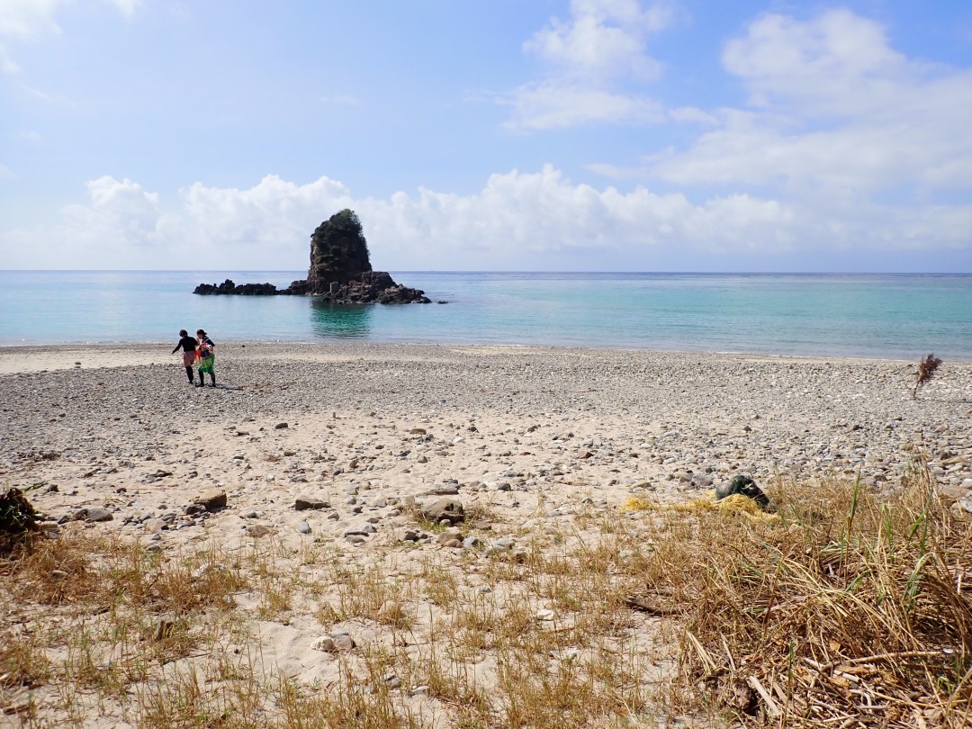 今日の嘉陽海岸