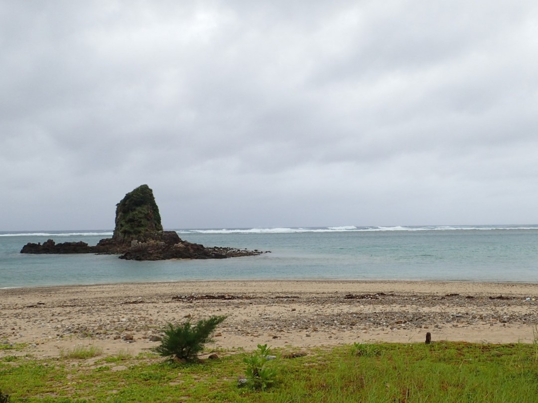 今日の嘉陽海岸