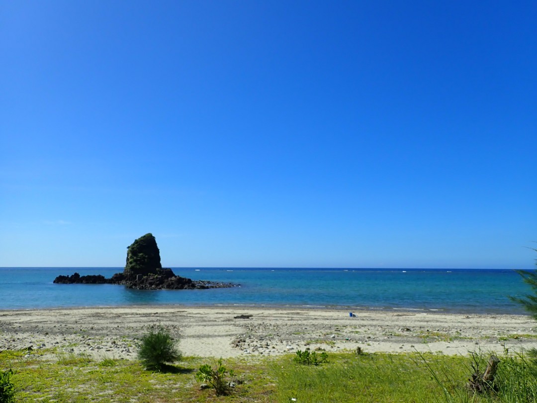 今日の嘉陽海岸