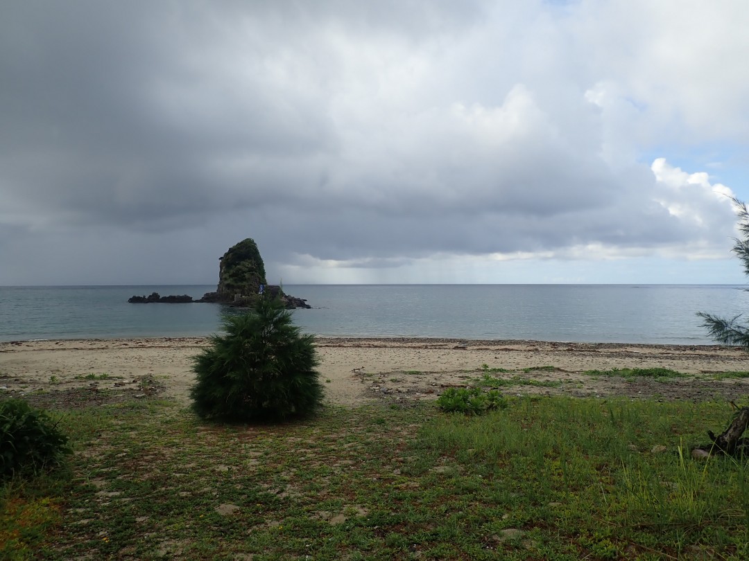 今日の嘉陽海岸