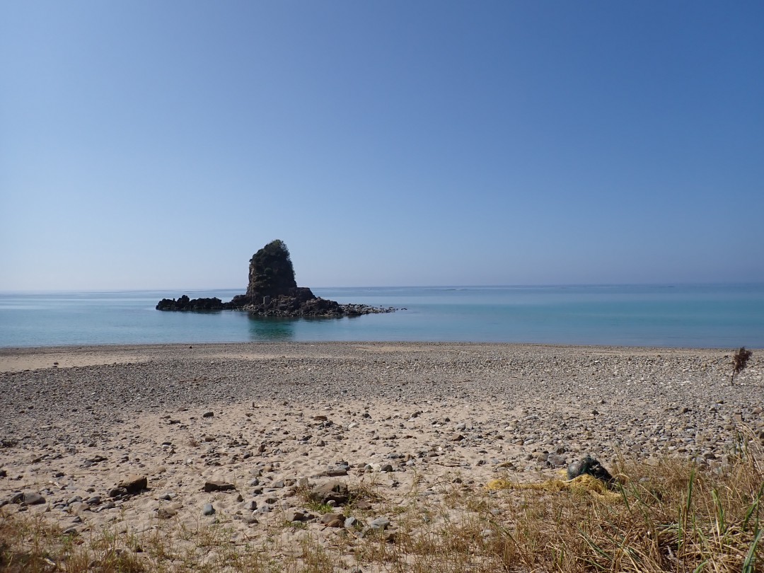 今日の嘉陽海岸