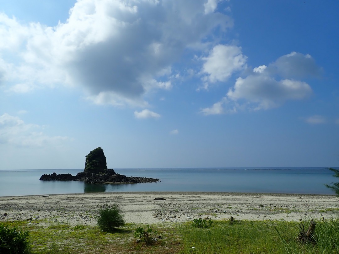 今日の嘉陽海岸