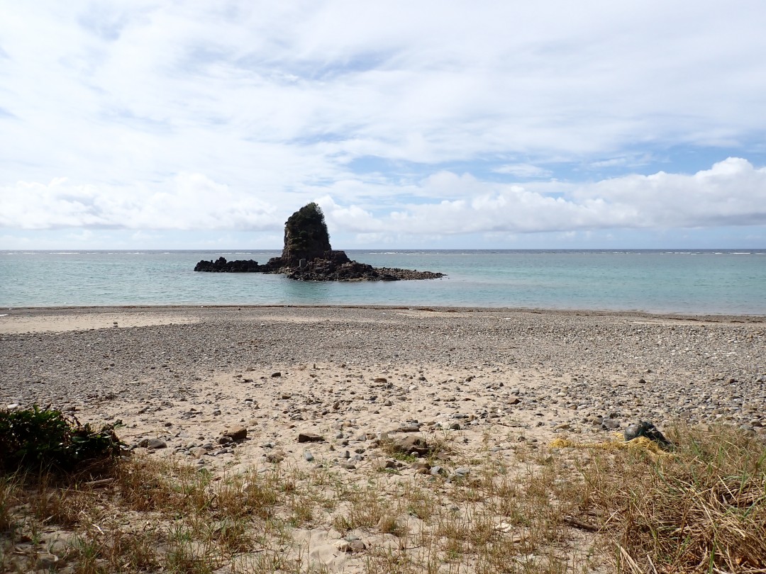 今日の嘉陽海岸