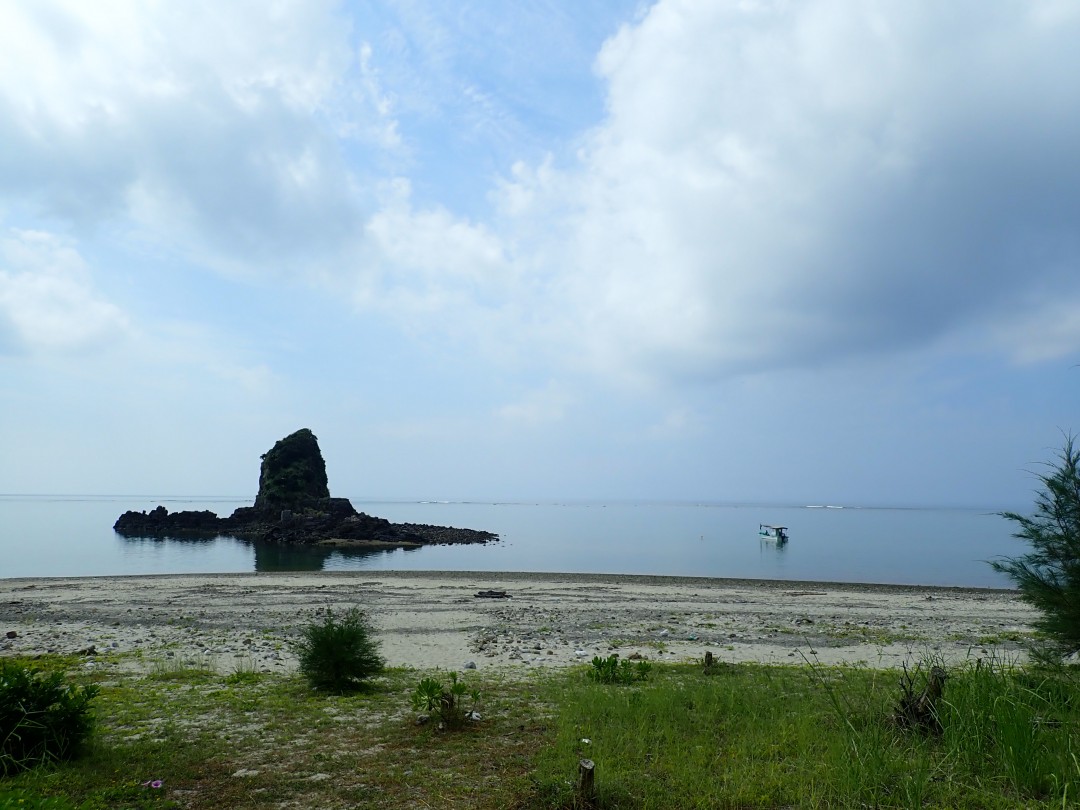 今日の嘉陽海岸