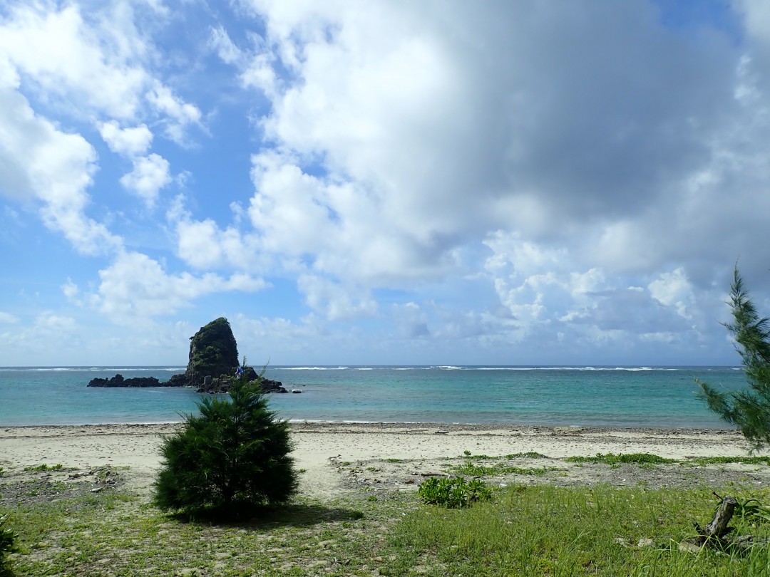 今日の嘉陽海岸