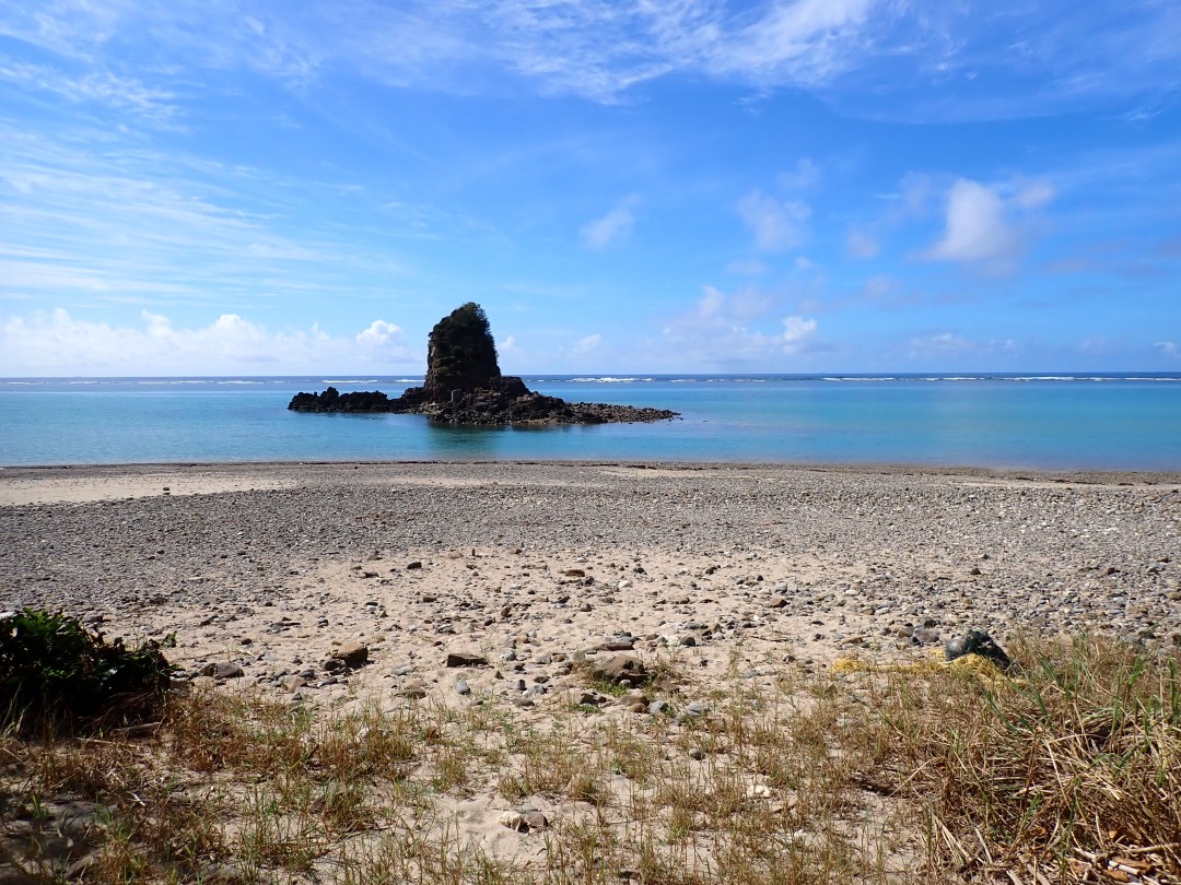 今日の嘉陽海岸