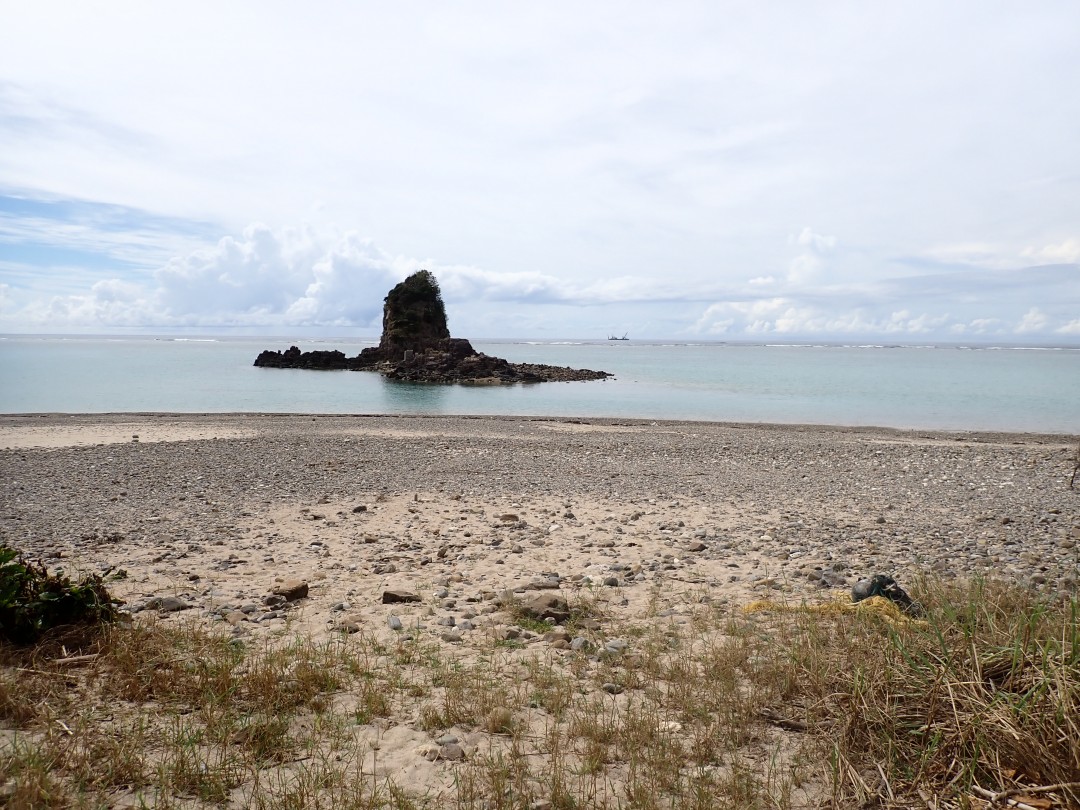 今日の嘉陽海岸