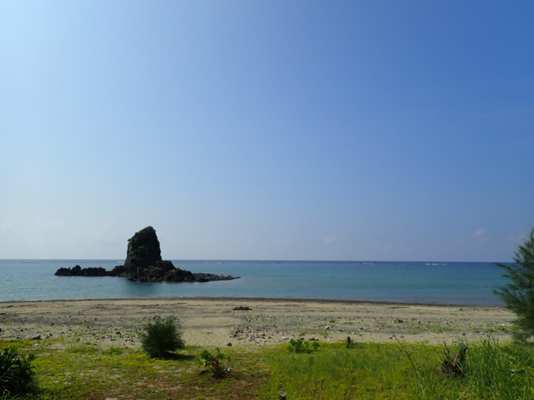 今日の嘉陽海岸