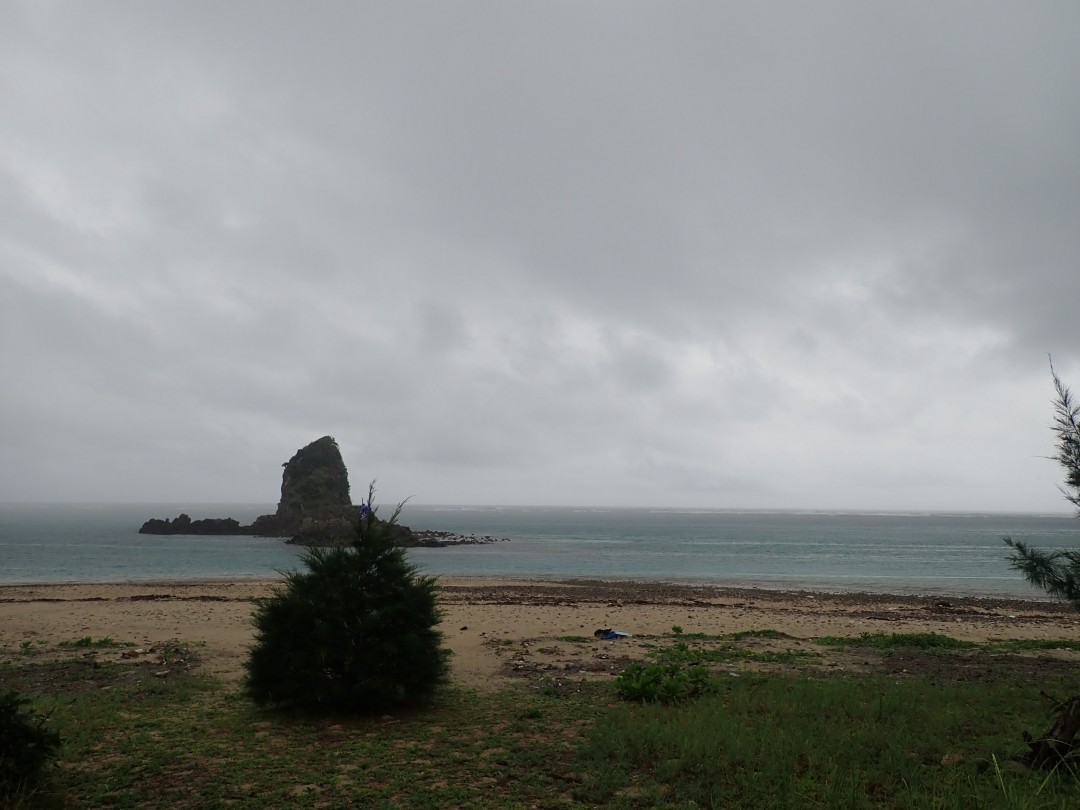 今日の嘉陽海岸