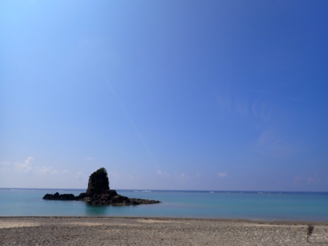 今日の嘉陽海岸