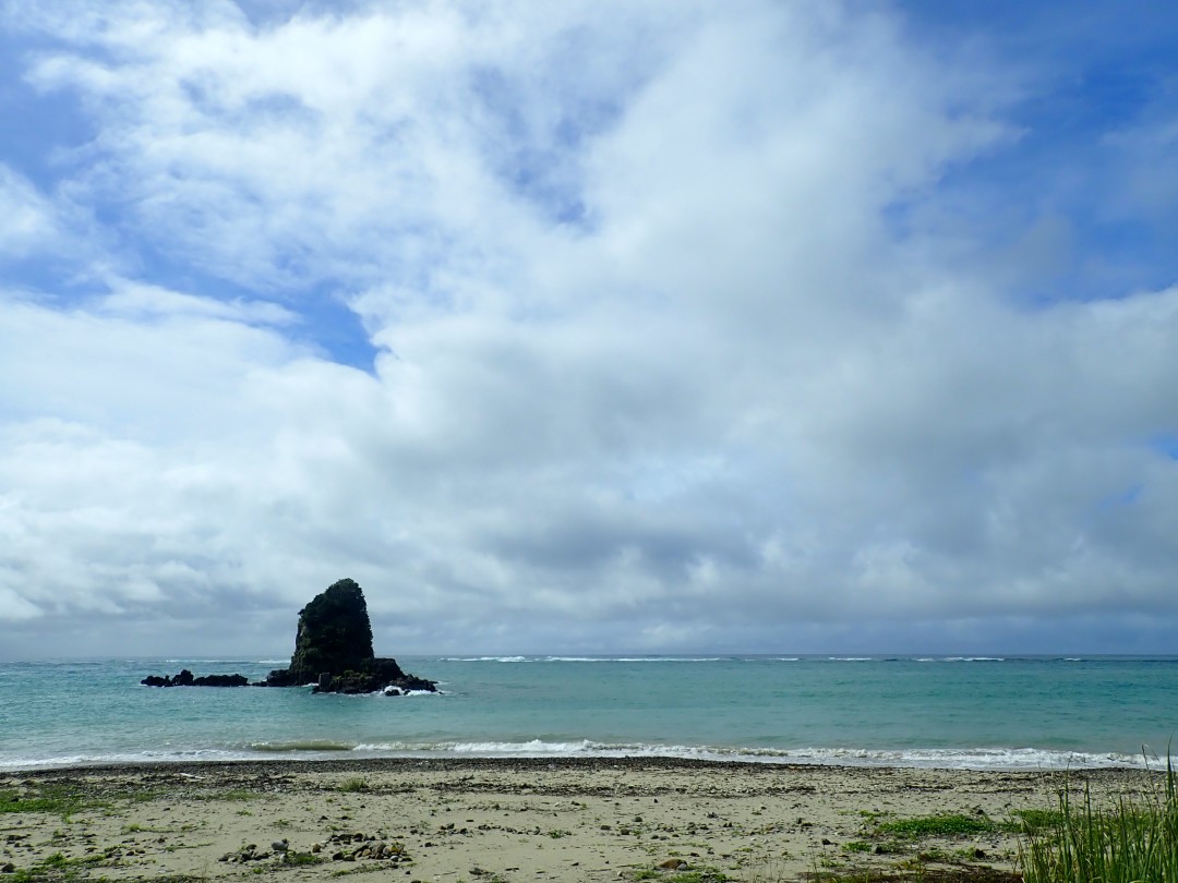 今日の嘉陽海岸