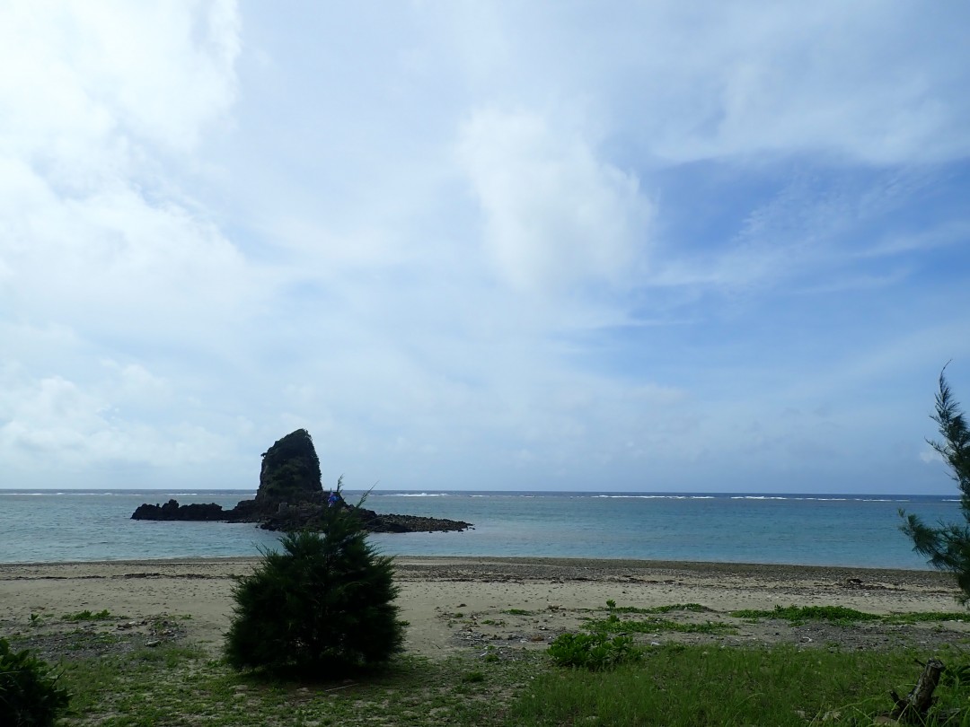 今日の嘉陽海岸