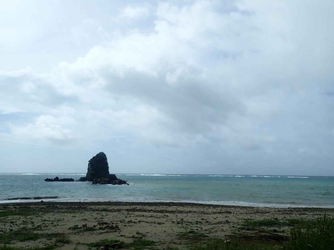 今日の嘉陽海岸