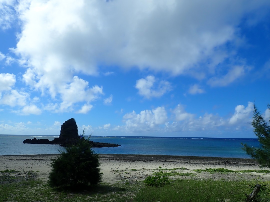 今日の嘉陽海岸