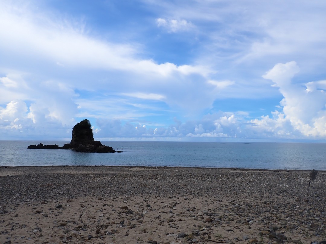 今日の嘉陽海岸