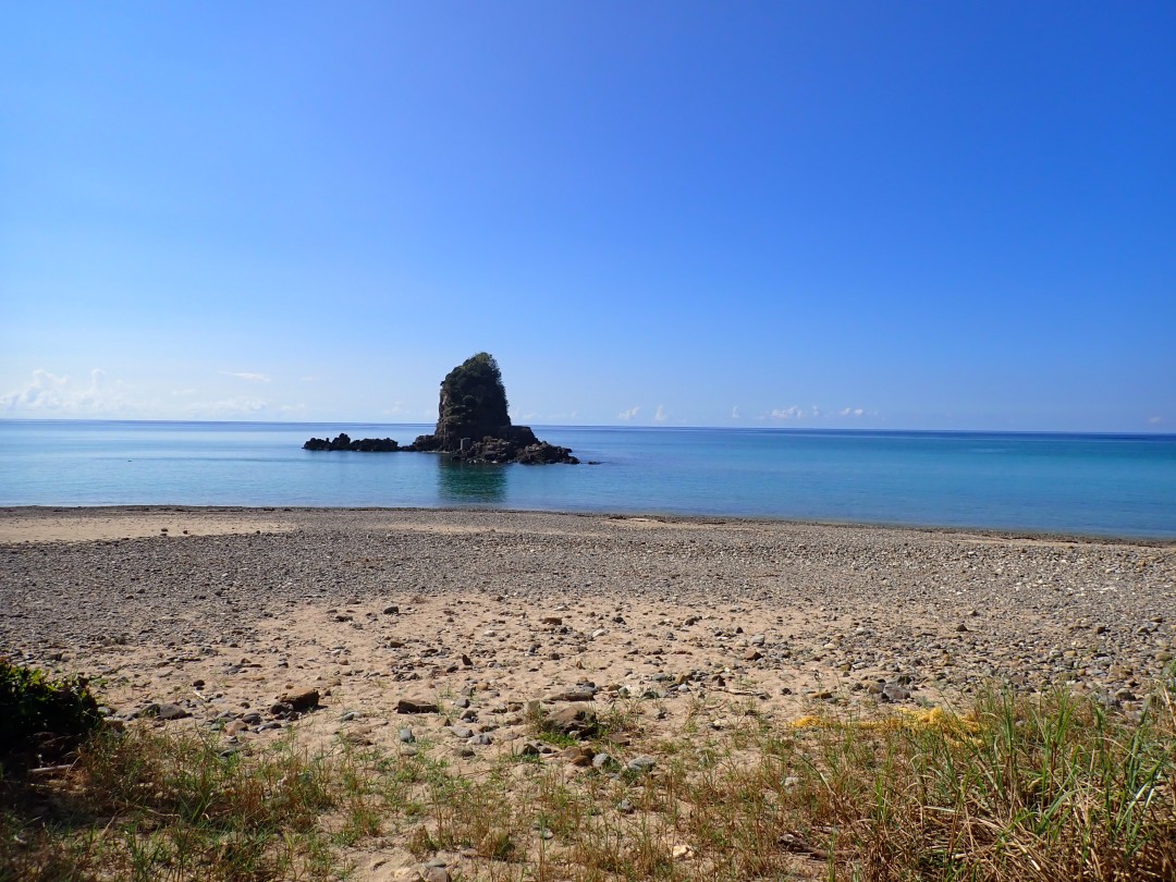 今日の嘉陽海岸