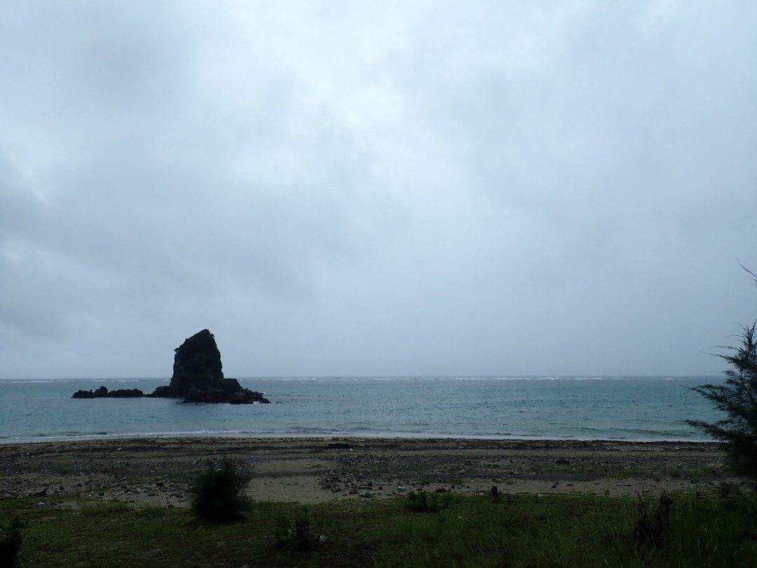 今日の嘉陽海岸