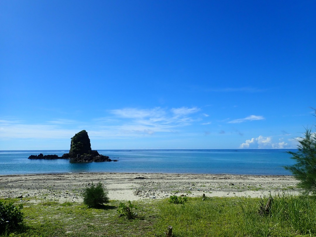 今日の嘉陽海岸