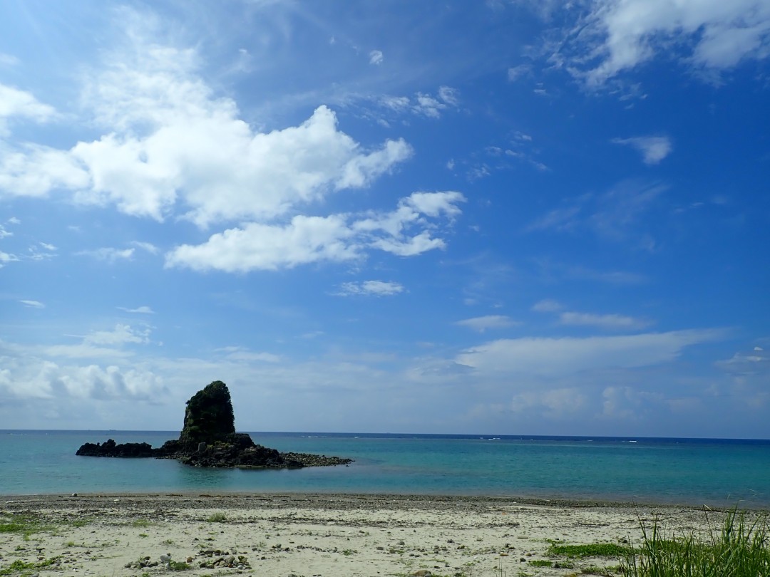 今日の嘉陽海岸
