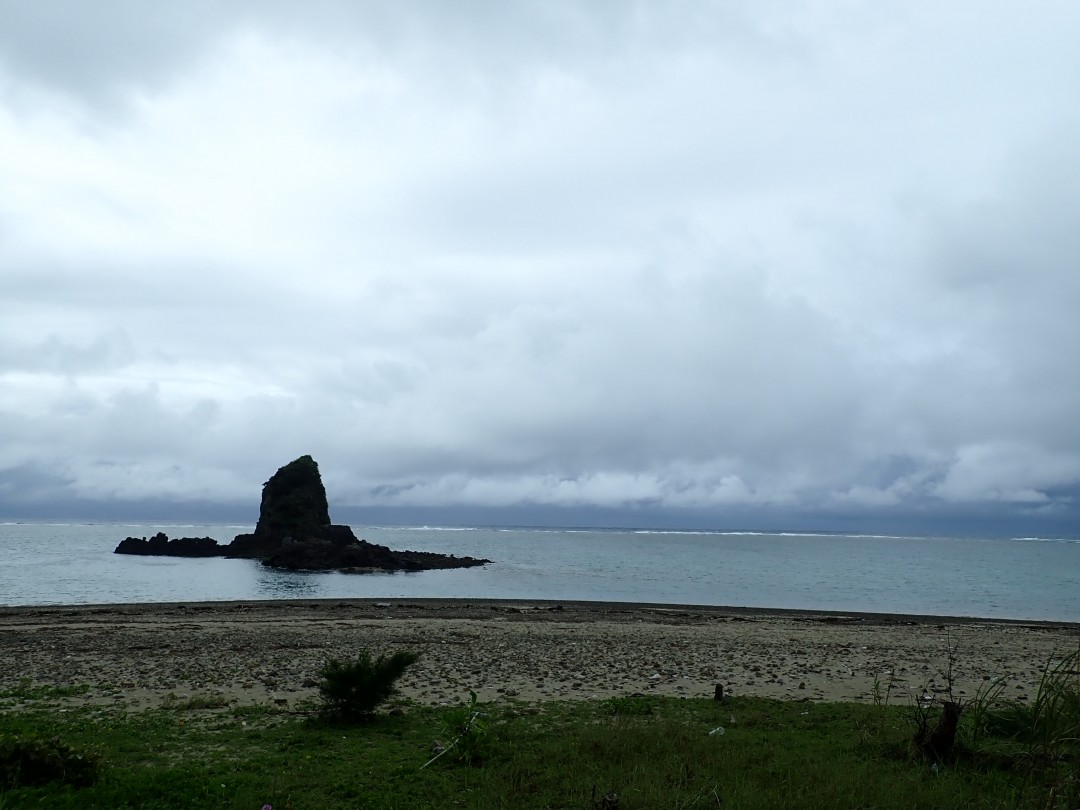 今日の嘉陽海岸