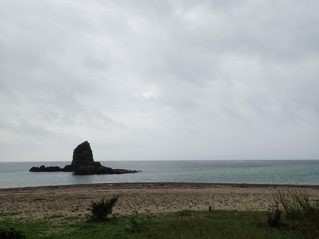 今日の嘉陽海岸