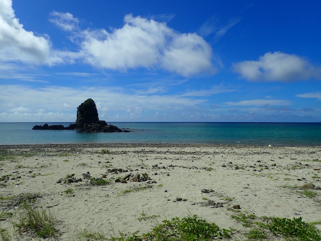 今日の嘉陽海岸