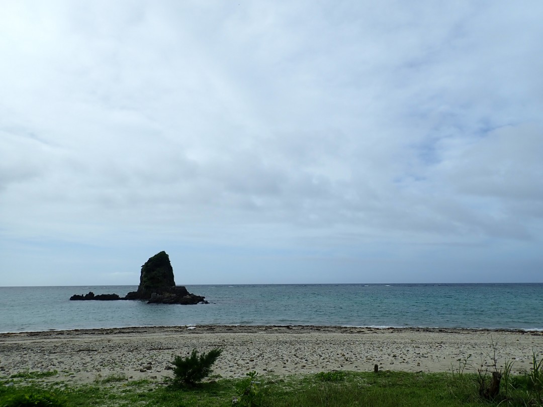 今日の嘉陽海岸