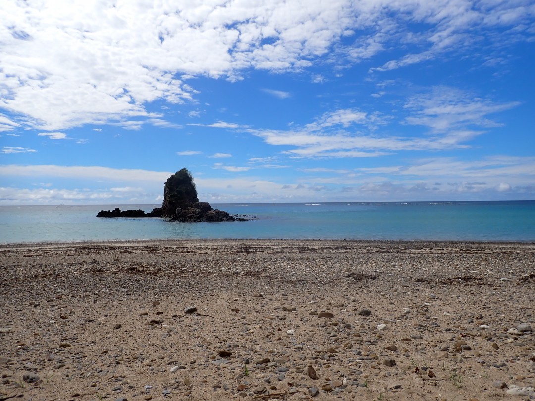 今日の嘉陽海岸