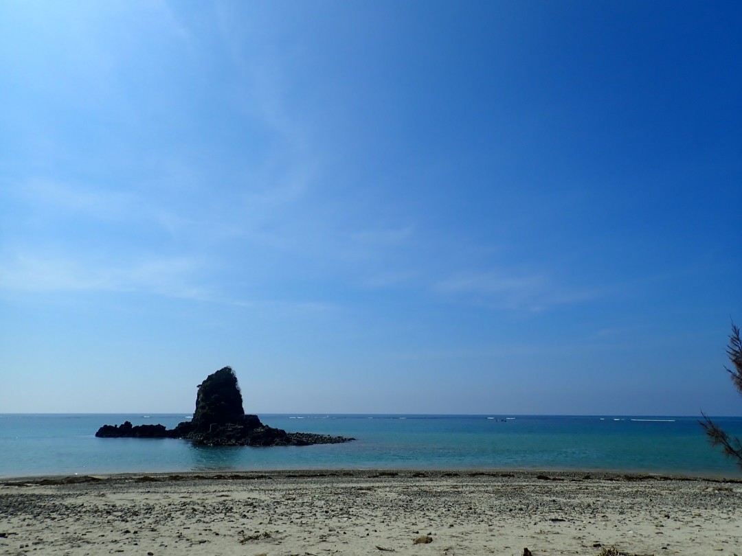 今日の嘉陽海岸