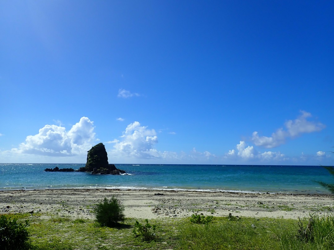 今日の嘉陽海岸