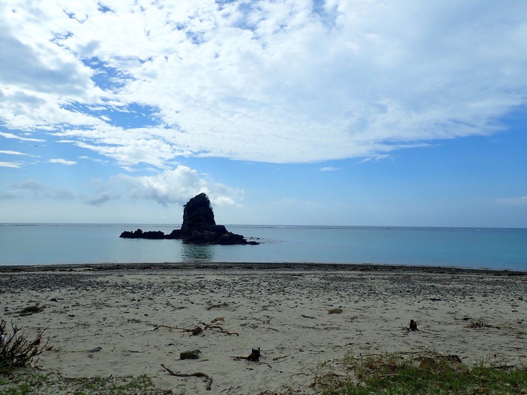 今日の嘉陽海岸