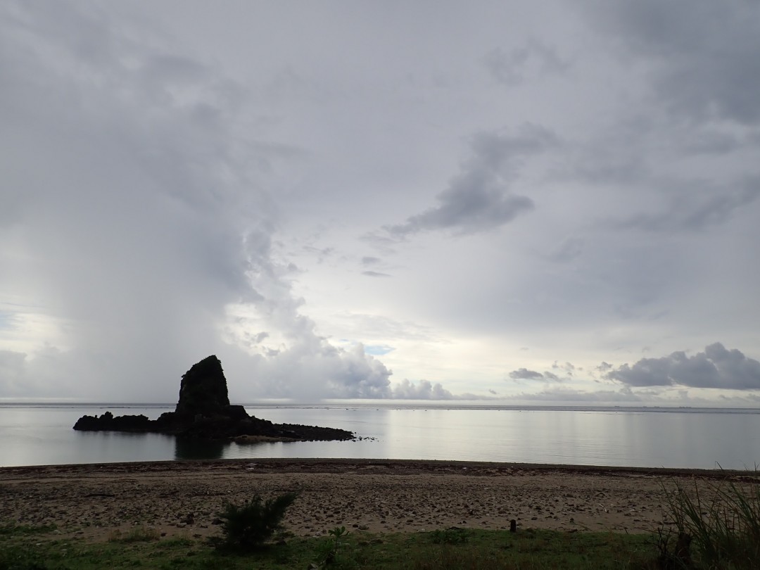 今日の嘉陽海岸